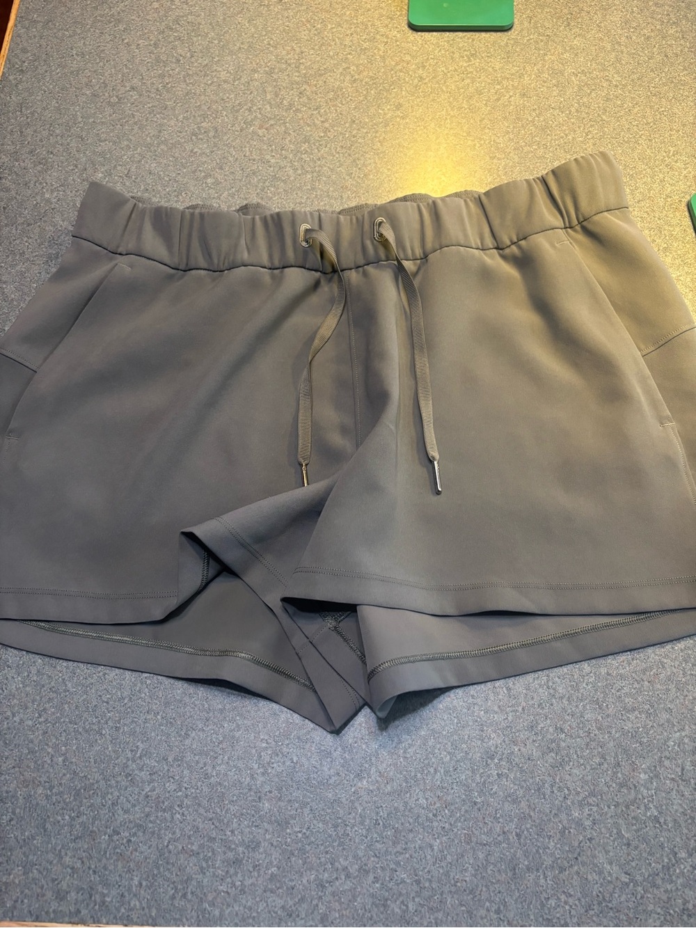 lululemon athletica Olive Drawstring Athletic Shorts